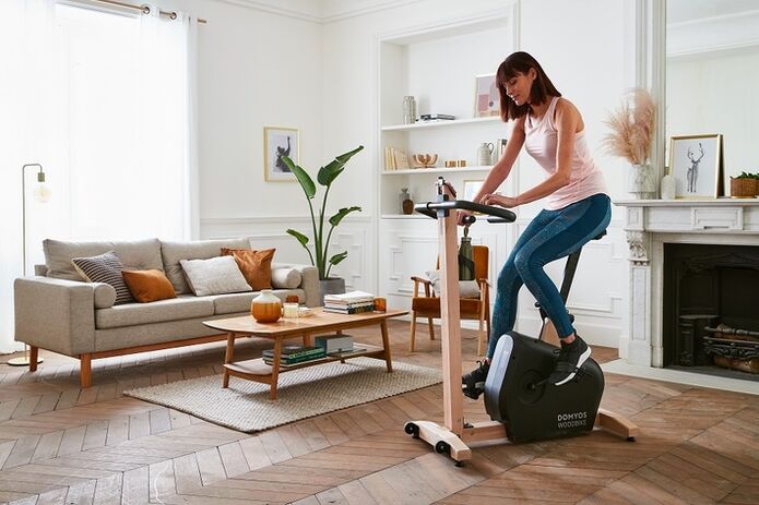 Motionscykel för viktminskning hemma