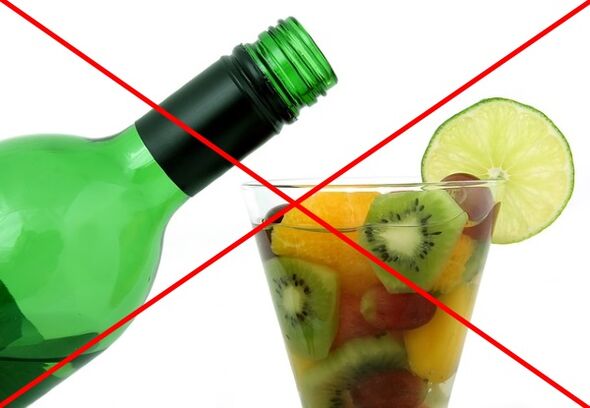 När du följer en lat diet, rekommenderas det inte att dricka alkohol