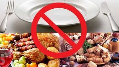 förbjudna livsmedel för gastrit