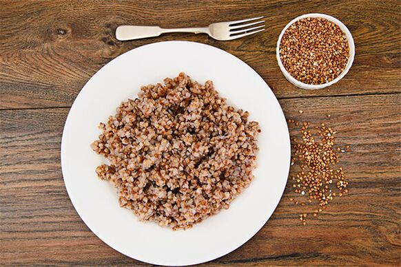 ångat bovete på en diet